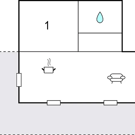 1 Bedroom Cozy In Casa vacanze *