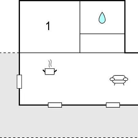 1 Bedroom Amazing In Dom wakacyjny *