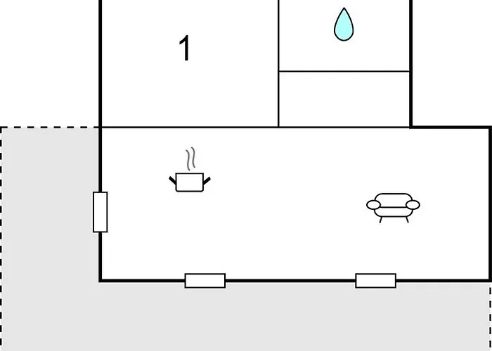 1 Bedroom Cozy In Semesterbostad *